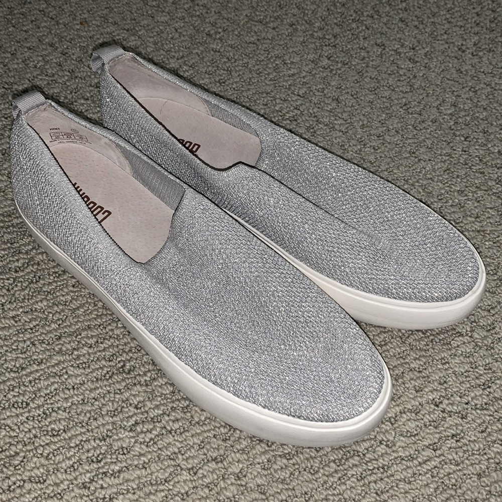 Holographic women’s flats